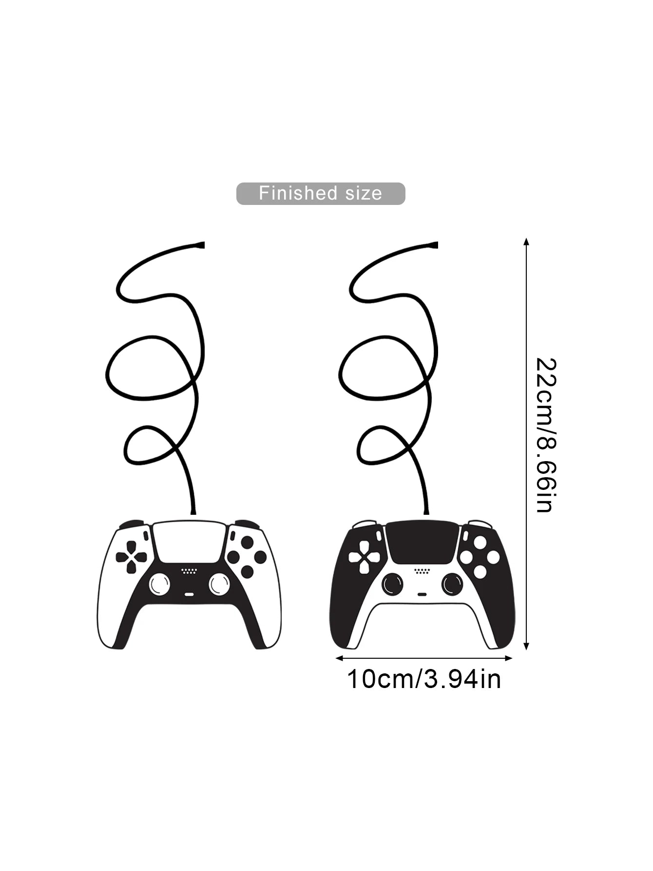 Graffiti Videospiel Joystick Wandtattoo Spielzimmer Gaming Zone Xbox Gamer Wandaufkleber Schlafzimmer Vinyl Home Decor