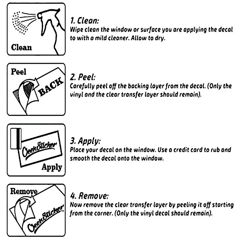 Horror Friends JDM Autoaufkleber, große Musteraufkleber, Außenzubehör, Dekoration, Tür, Autoteile, Stanzen, Vinyl-Aufkleber