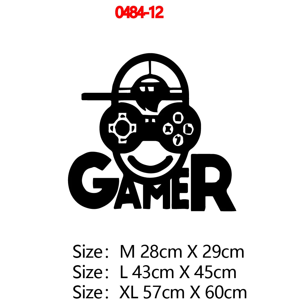 Geschnitzte Gamer Wand Aufkleber Vinyl Wandbild Tapete Für Kinder Jungen Zimmer Dekoration Decals Ps4 Gaming Poster Dekor Tür Aufkleber