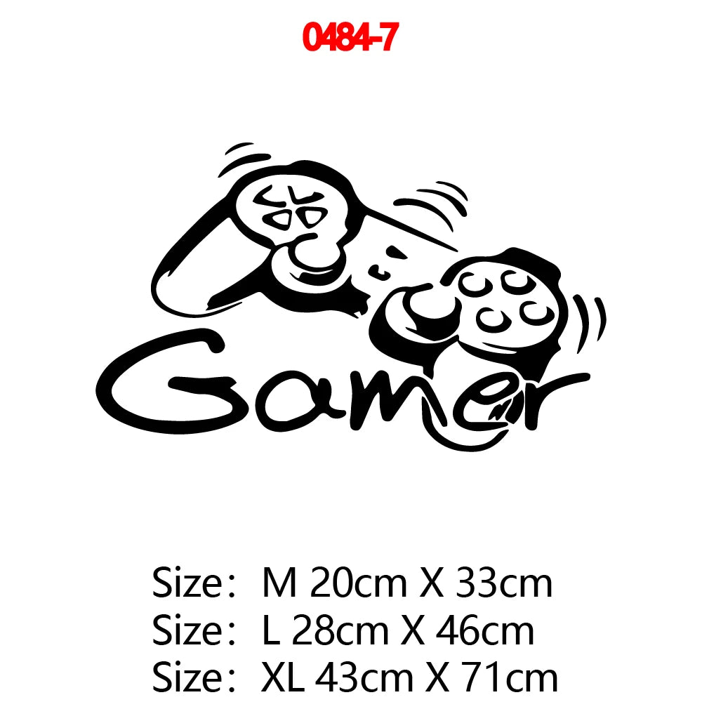 Geschnitzte Gamer Wand Aufkleber Vinyl Wandbild Tapete Für Kinder Jungen Zimmer Dekoration Decals Ps4 Gaming Poster Dekor Tür Aufkleber