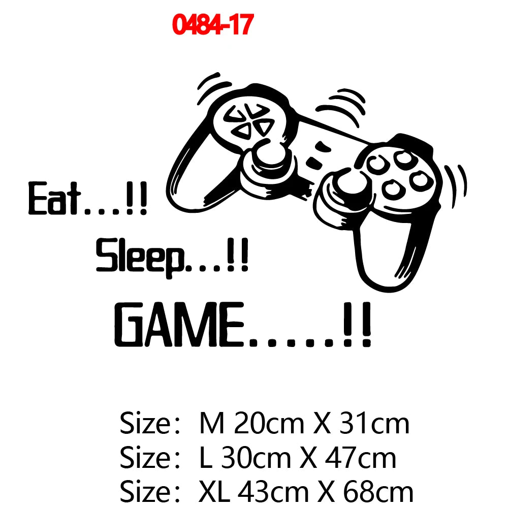 Geschnitzte Gamer Wand Aufkleber Vinyl Wandbild Tapete Für Kinder Jungen Zimmer Dekoration Decals Ps4 Gaming Poster Dekor Tür Aufkleber