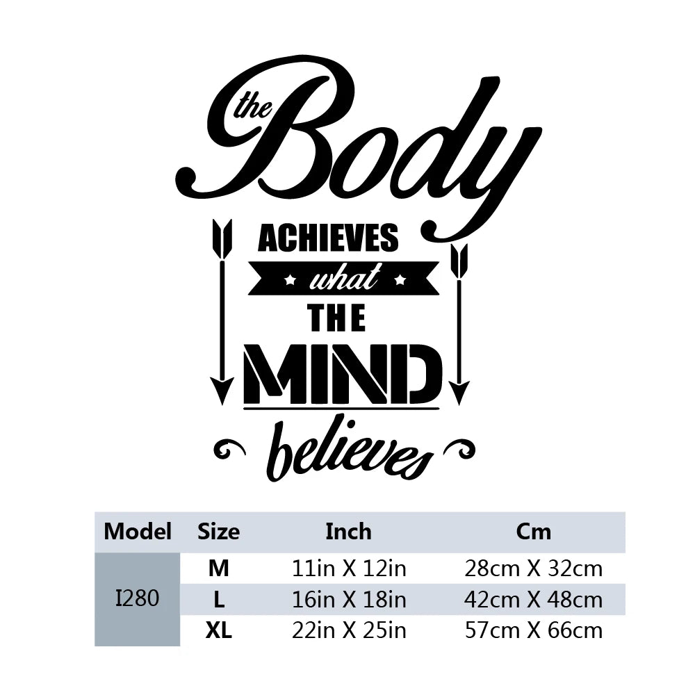 Drop Shipping GYM Wand Kunst Aufkleber Dekoration Mode Aufkleber Für Kinder Zimmer Dekoration Wand Aufkleber Wasserdichte Tapete