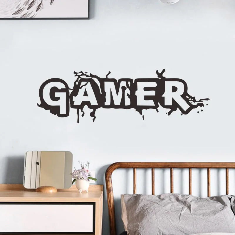 Gamer Riss Muster Wand Aufkleber Wohnzimmer Für Kinderzimmer Schlafzimmer Hintergrund Hause Dekoration Aufkleber Wandbild Aufkleber Tapete