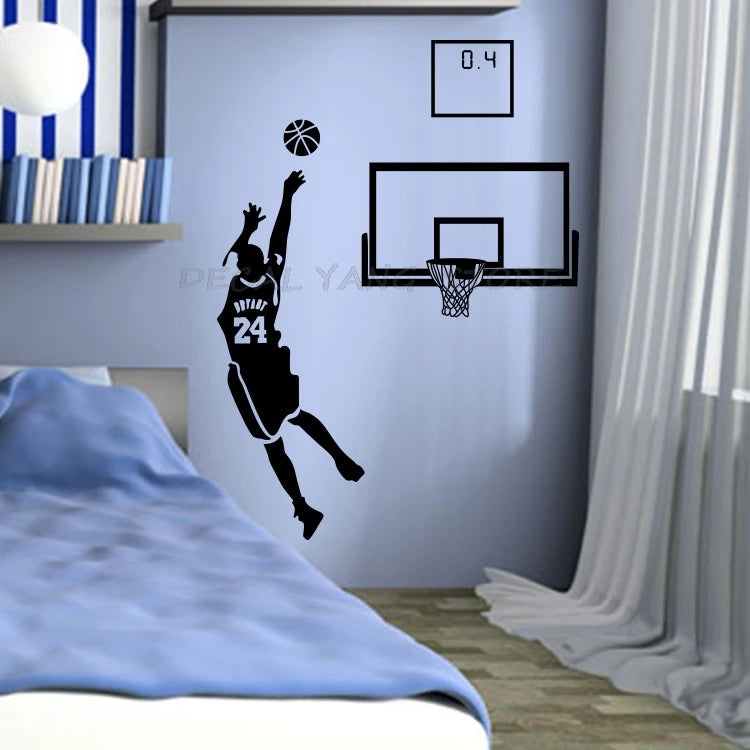 Sport Thema Wand Abziehbilder Basketball Star Aufkleber für Wohnzimmer und Jungen Zimmer Die Miraculous 0,4 s Überlieferungen von 1605