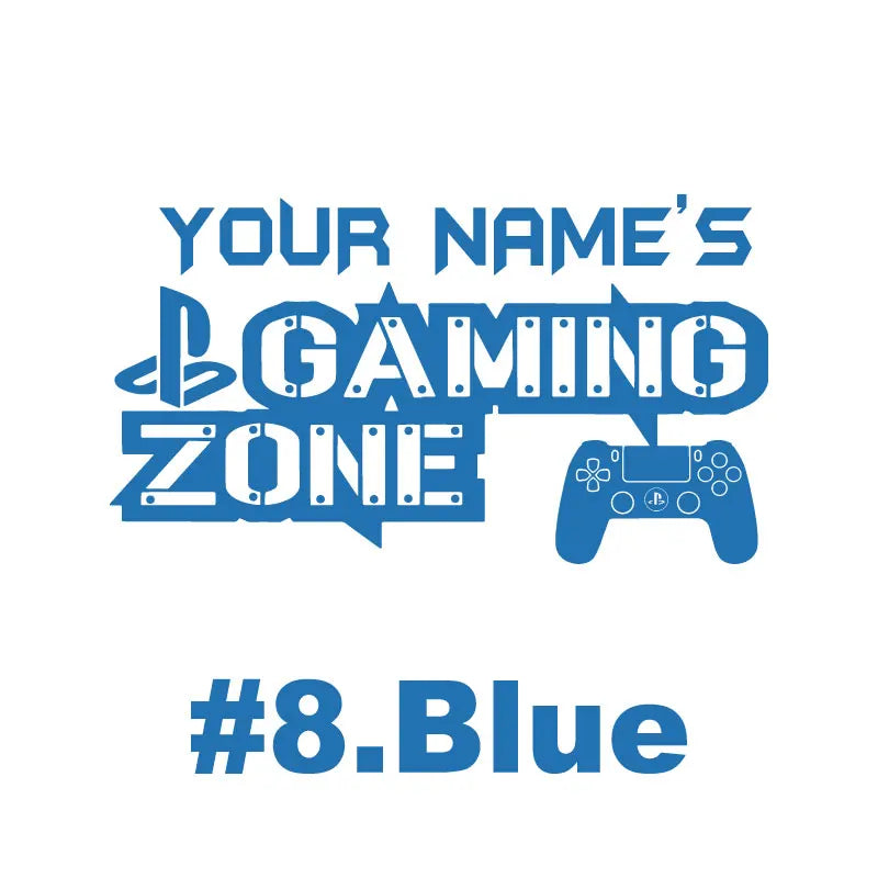 Anpassbare name Spiel zimmer wand aufkleber Internet cafe spiel studio Spiel fans raum dekoration vinyl wand aufkleber geburtstag geschenk YX01