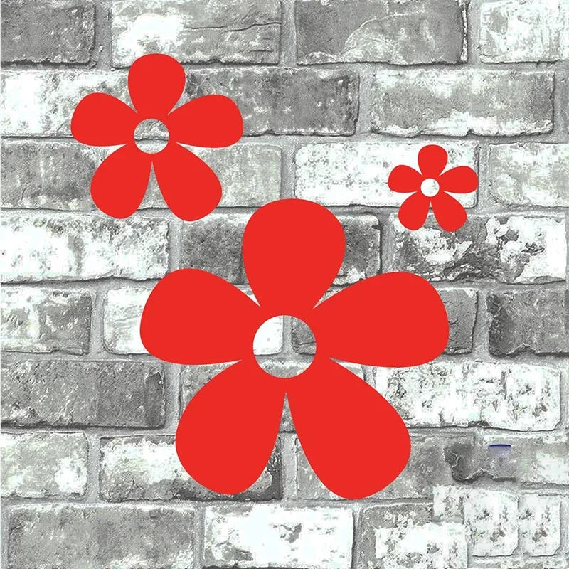 25er-Pack Gänseblümchen-Blumen-Aufkleber, Aufkleber für Fliesen, Auto, Ganzkörper-Styling, atemberaubende Aufkleber, romantisches Vinyl-Zubehör, wasserfeste Teile