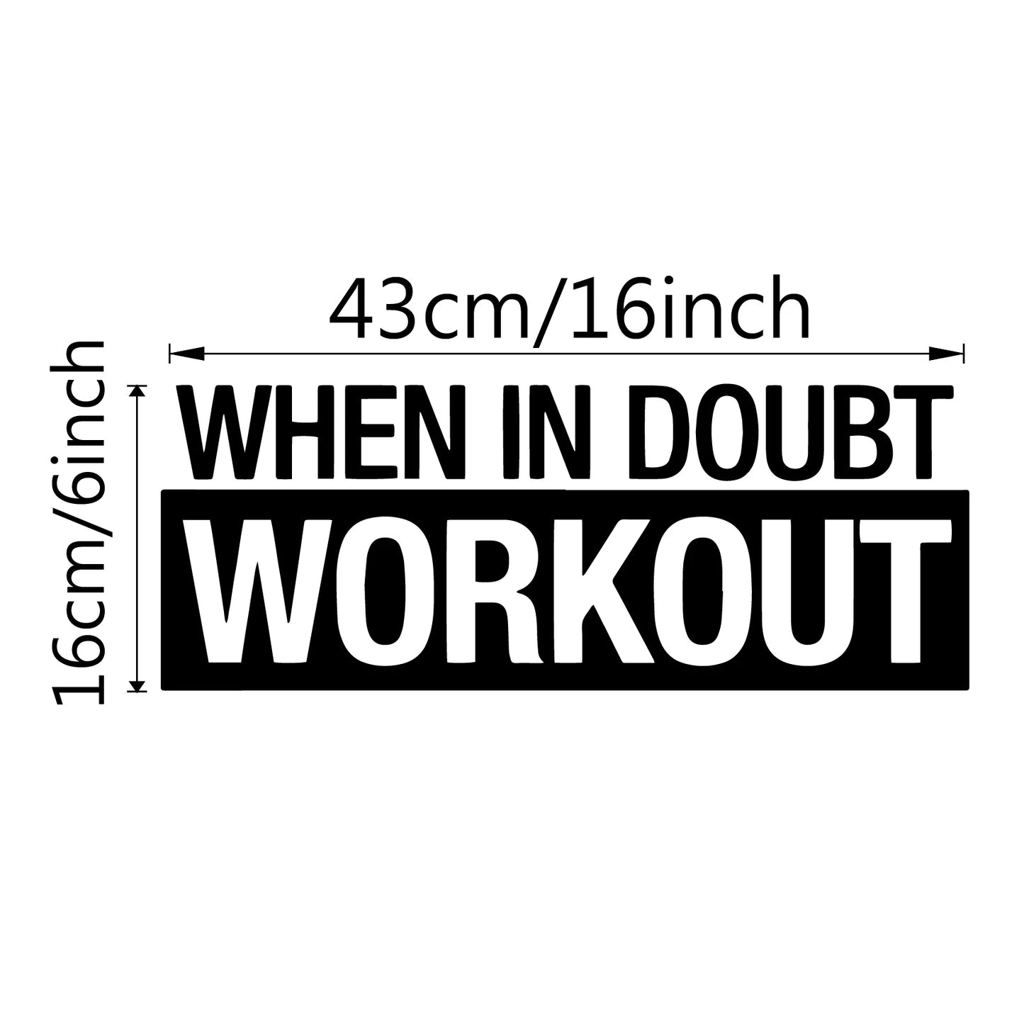 1pc Fitness Aufkleber Gym Dekoration DIY Vinyl selbstklebende Kunst Aufkleber für Fitness Räume Dekor Gym Aufkleber Wandtattoo Tapete