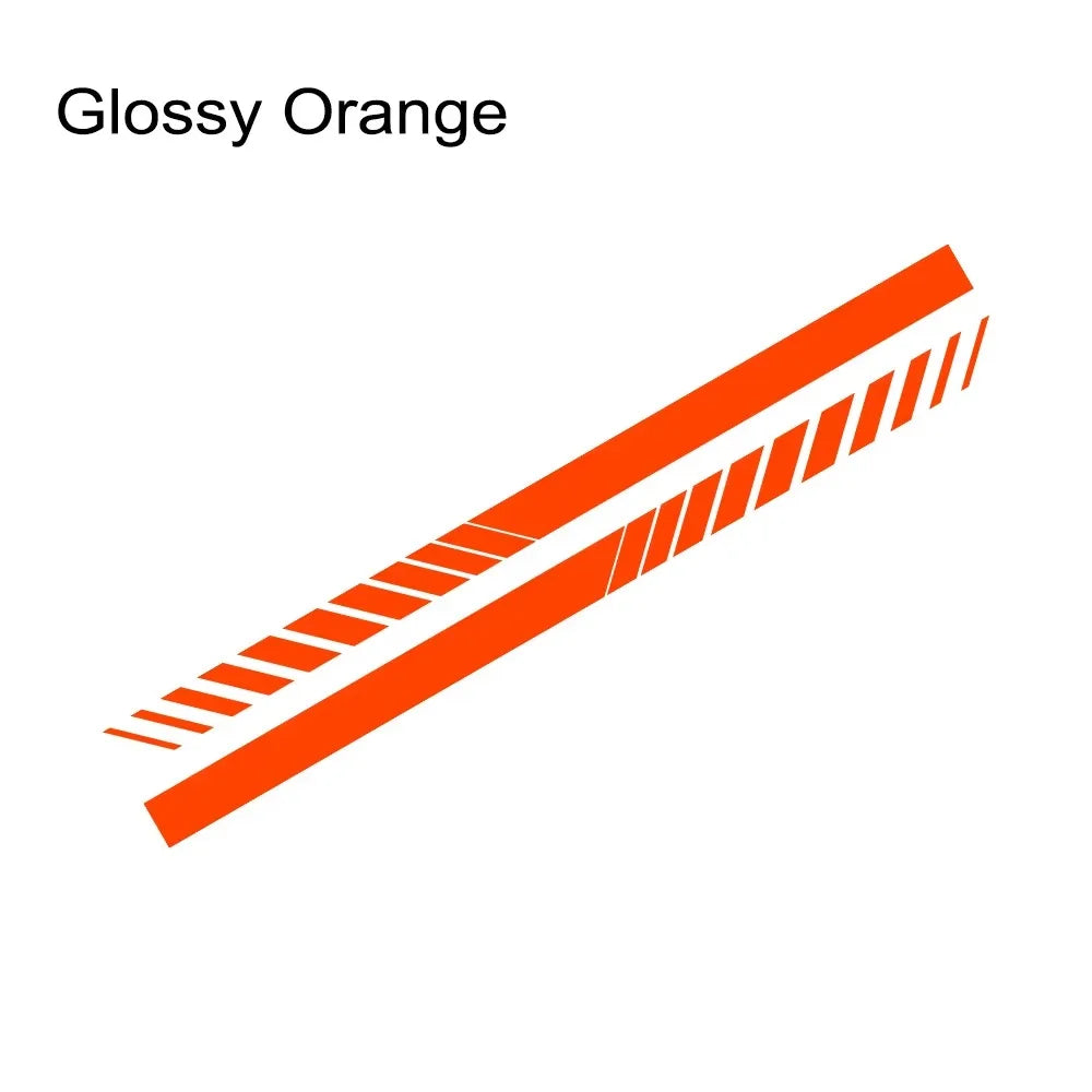 2Pcs Auto Seite Tür Aufkleber Auto Körper Trim Vinyl Film Aufkleber Für Audi BMW E39 E46 E91 Mercedes Benz citroen Acura VW Skoda Renault