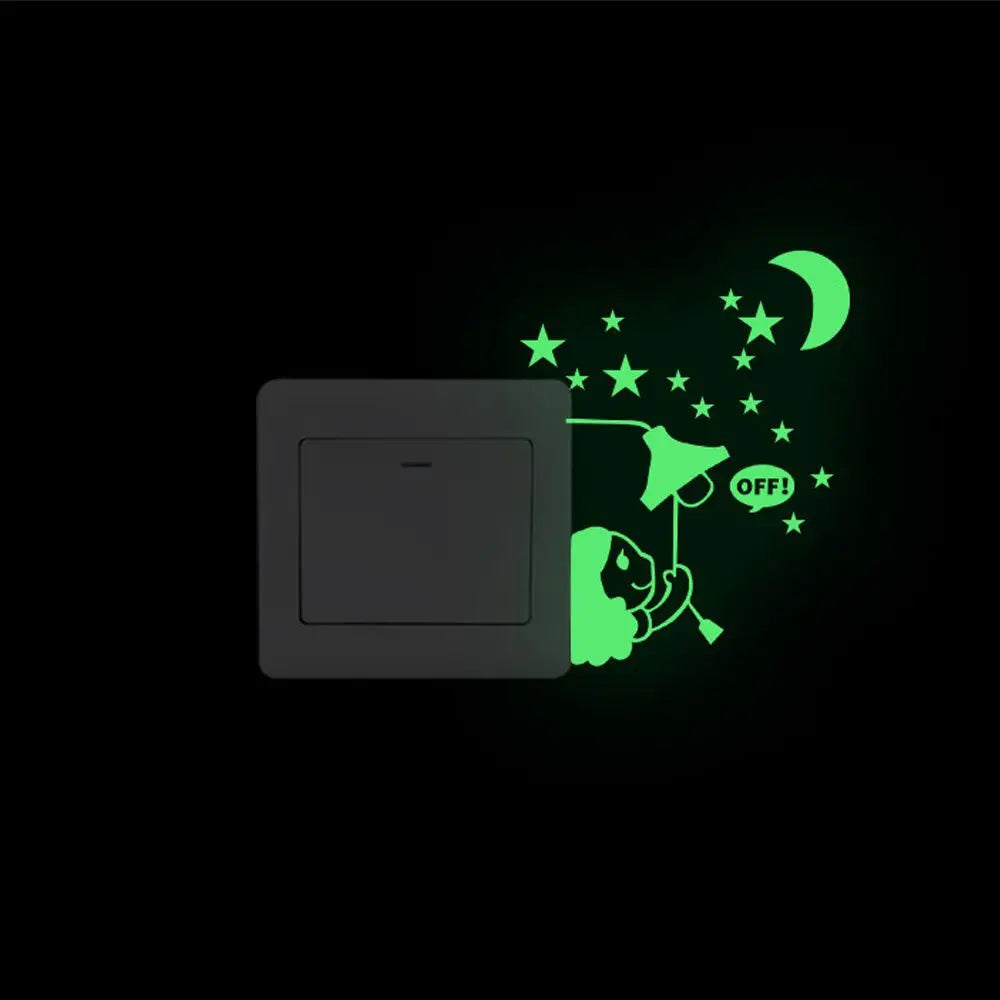 Cosmic Starry Sky Game Handle Gaming Zone Video Home Decor Leuchtender kreativer dekorativer, im Dunkeln leuchtender Wandaufkleber für das Wohnzimmer