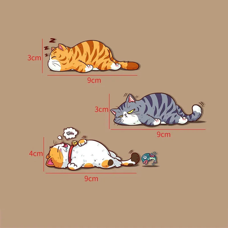 3 stücke Lustige Haustier Katze Auto Aufkleber Klettern Katzen Tier Styling Aufklebe