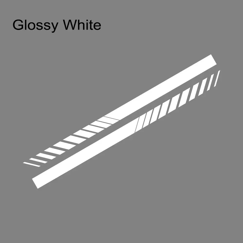 2Pcs Auto Seite Tür Aufkleber Auto Körper Trim Vinyl Film Aufkleber Für Audi BMW E39 E46 E91 Mercedes Benz citroen Acura VW Skoda Renault