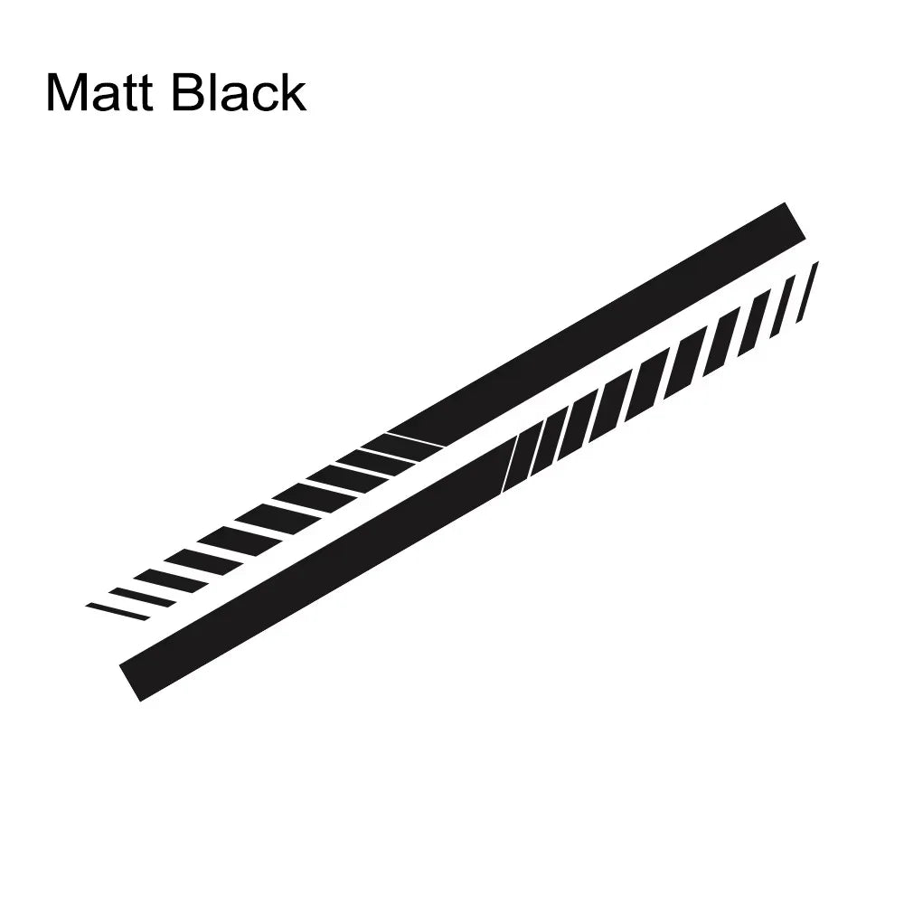 2Pcs Auto Seite Tür Aufkleber Auto Körper Trim Vinyl Film Aufkleber Für Audi BMW E39 E46 E91 Mercedes Benz citroen Acura VW Skoda Renault