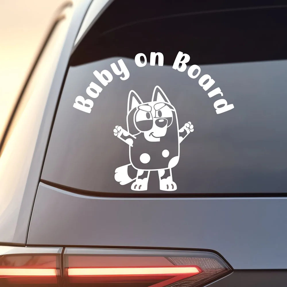 Baby an Bord Aufkleber Muffin Auto Styling Windows Stoßstange Aufkleber Dekor Zubehör Wasserdichte Tuning Teile