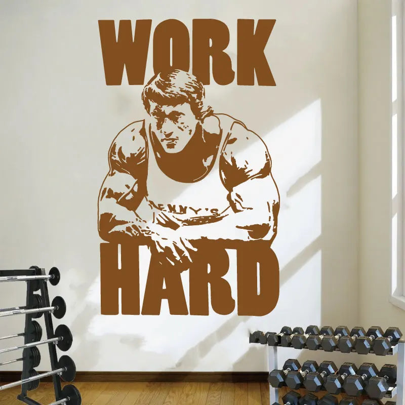 Bodybuilding gym fitness trainer sport muscle vinyl wand aufkleber gym fitness fans zimmer dekoration decals silhouette geschenke S2