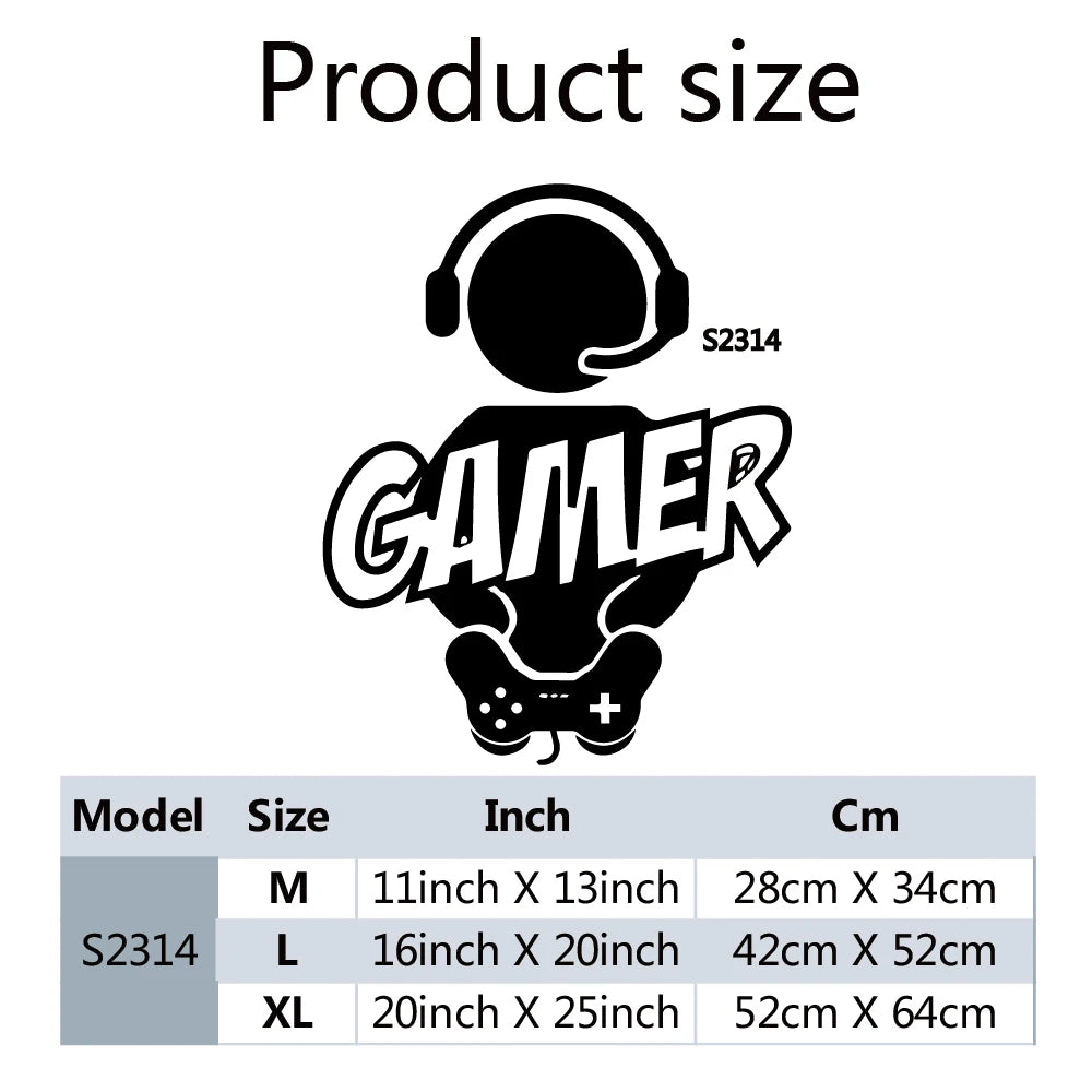 1pc Gamer Wand Kunst Aufkleber Für Kinderzimmer Dekor Spiel Griff Frase Vinyl Aufkleber Für Kinder Schlafzimmer Tür abziehbilder