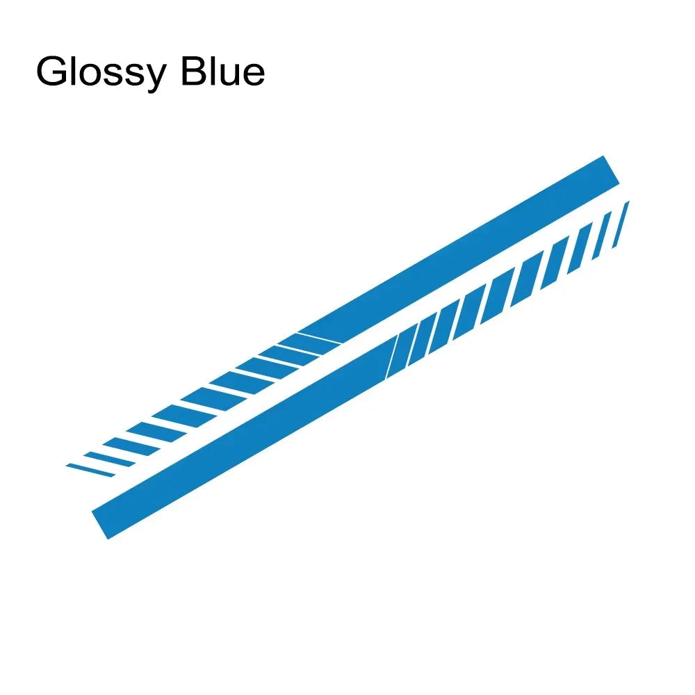 2Pcs Auto Seite Tür Aufkleber Auto Körper Trim Vinyl Film Aufkleber Für Audi BMW E39 E46 E91 Mercedes Benz citroen Acura VW Skoda Renault