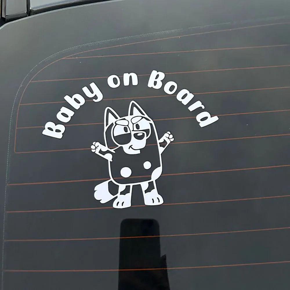 Baby an Bord Aufkleber Muffin Auto Styling Windows Stoßstange Aufkleber Dekor Zubehör Wasserdichte Tuning Teile
