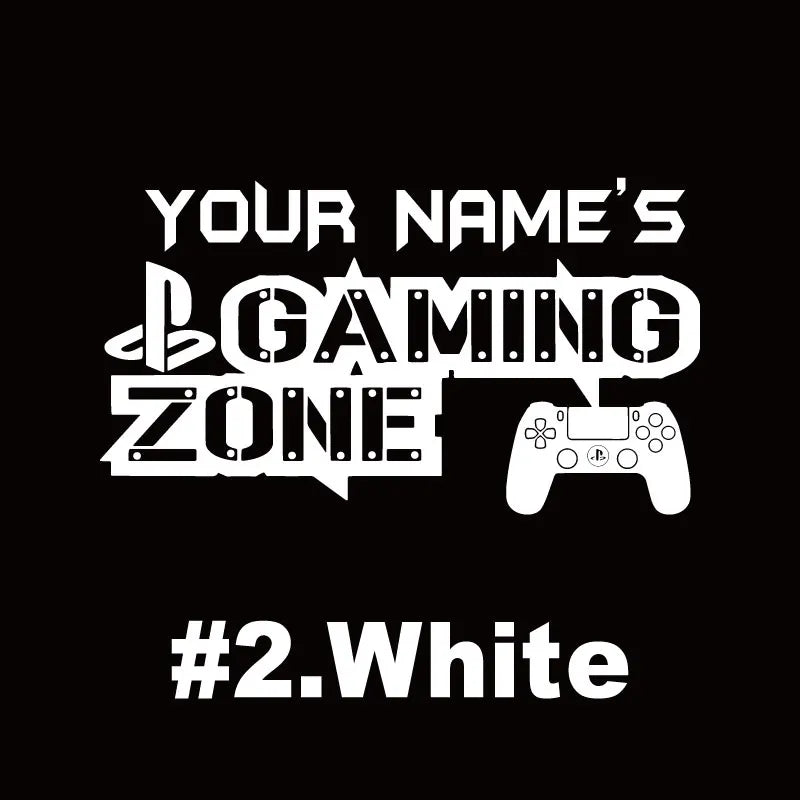 Anpassbare name Spiel zimmer wand aufkleber Internet cafe spiel studio Spiel fans raum dekoration vinyl wand aufkleber geburtstag geschenk YX01