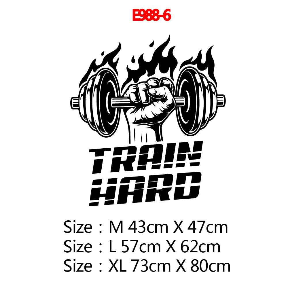 Große 73cmX104cm Fitness Zitat Vinyl Wand Aufkleber Für Studio Zimmer Decor Fitness Zimmer Aufkleber Motivieren Frse Vinyl Wand Abziehbilder