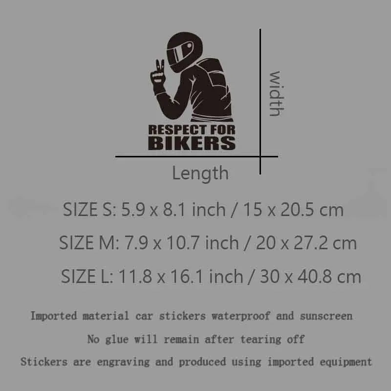 A motorcycle rider with a cool profile creative&funny stickers for cartoon fans&lover,high quality for car trucks motorcycles &l