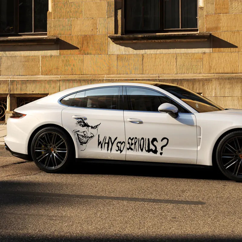 Horror Friends JDM Autoaufkleber, große Musteraufkleber, Außenzubehör, Dekoration, Tür, Autoteile, Stanzen, Vinyl-Aufkleber