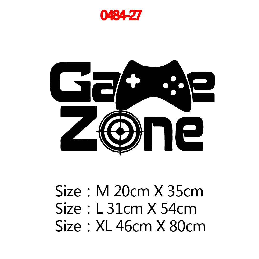 Erstellen Sie Gamer Wandaufkleber Vinyl Wandbild Tapete für Kinder Jungen Zimmer Dekoration Aufkleber Ps4 Gaming Poster Dekor Türaufkleber