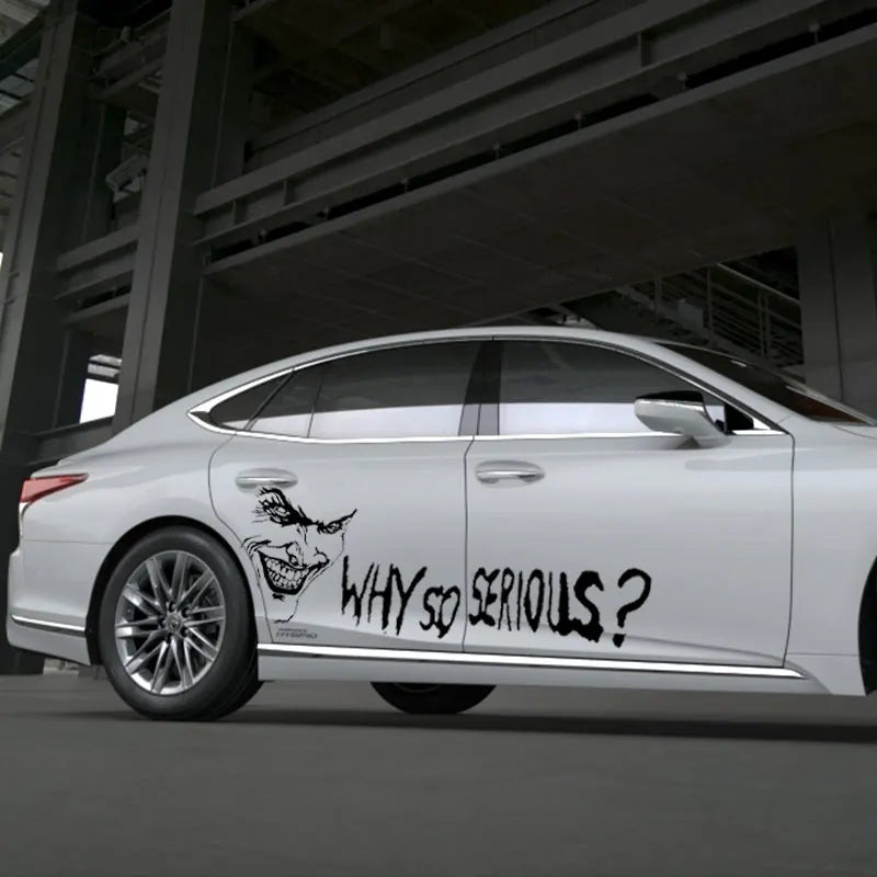 Horror Friends JDM Autoaufkleber, große Musteraufkleber, Außenzubehör, Dekoration, Tür, Autoteile, Stanzen, Vinyl-Aufkleber