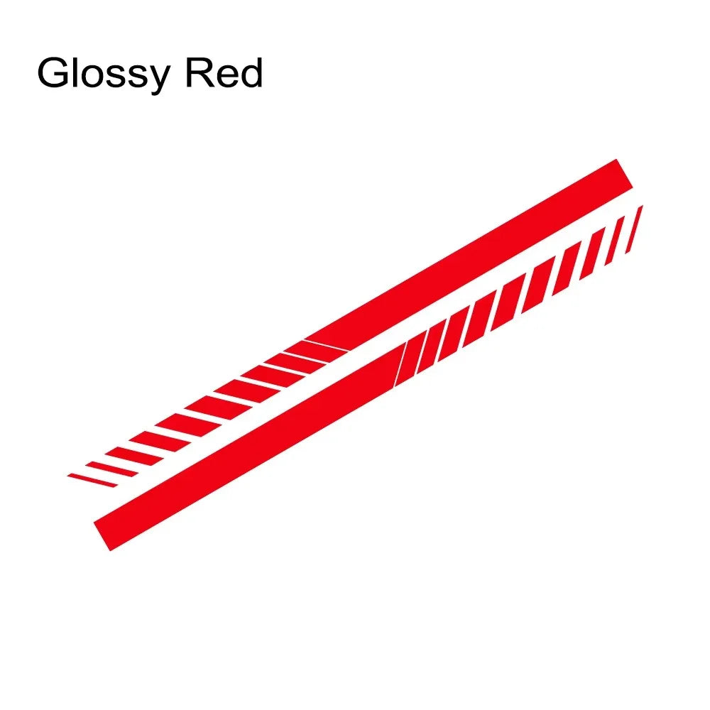 2Pcs Auto Seite Tür Aufkleber Auto Körper Trim Vinyl Film Aufkleber Für Audi BMW E39 E46 E91 Mercedes Benz citroen Acura VW Skoda Renault