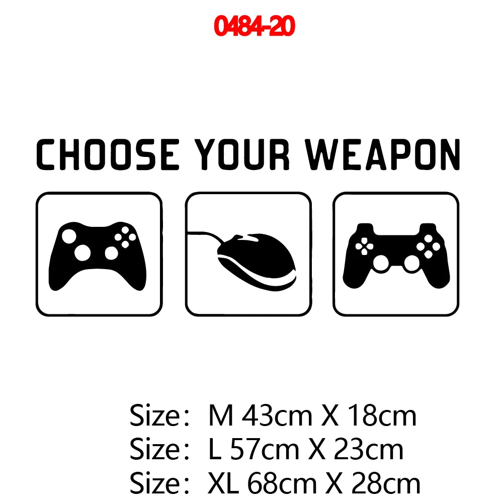 Erstellen Sie Gamer Wandaufkleber Vinyl Wandbild Tapete für Kinder Jungen Zimmer Dekoration Aufkleber Ps4 Gaming Poster Dekor Türaufkleber