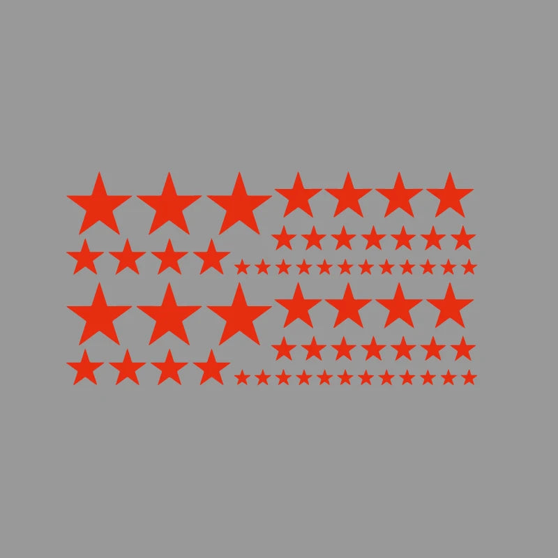 Reflektierender Autoaufkleber mit fünfzackigem Stern, kreativer Vinyl-Aufkleber für Laptop, Motorrad, wasserdicht und langlebig