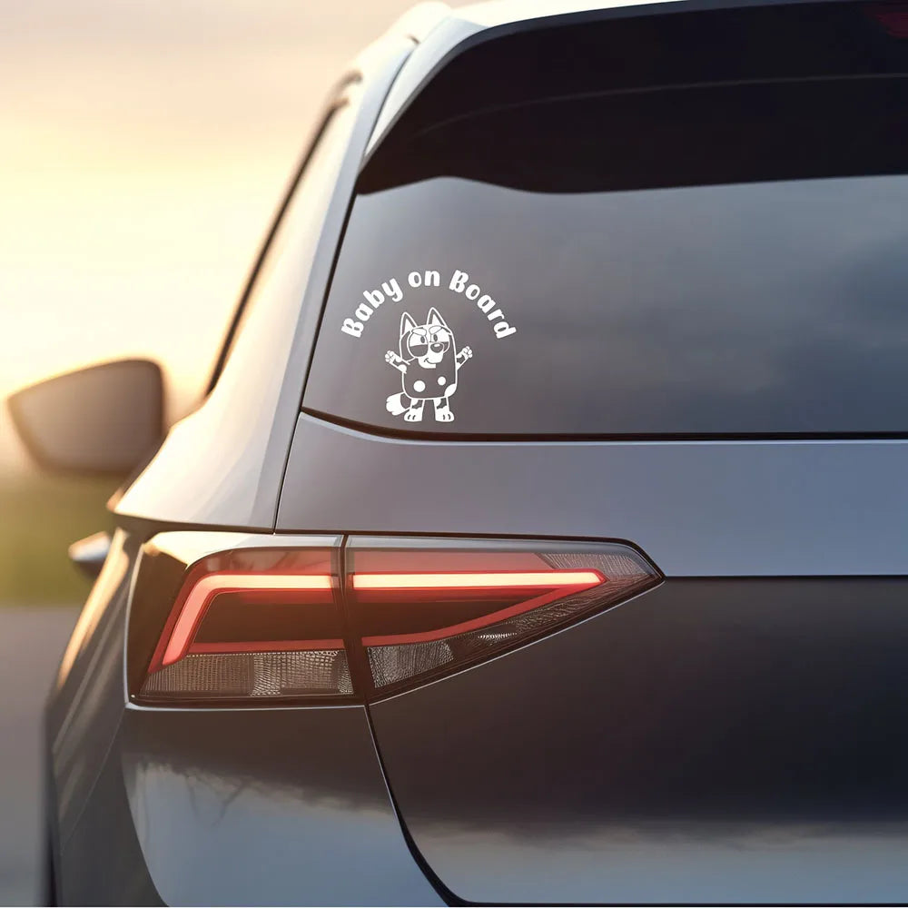 Baby an Bord Aufkleber Muffin Auto Styling Windows Stoßstange Aufkleber Dekor Zubehör Wasserdichte Tuning Teile