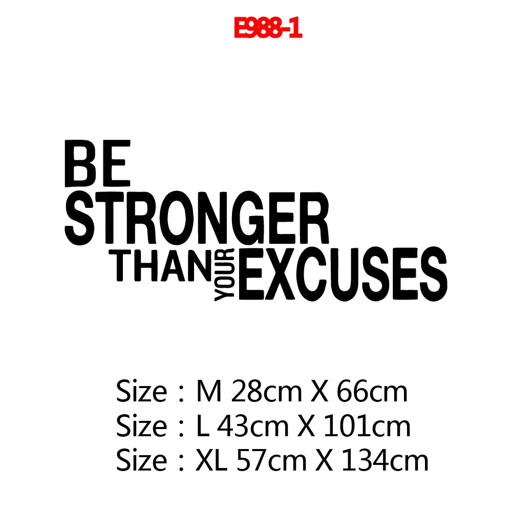 Große 73cmX104cm Fitness Zitat Vinyl Wand Aufkleber Für Studio Zimmer Decor Fitness Zimmer Aufkleber Motivieren Frse Vinyl Wand Abziehbilder