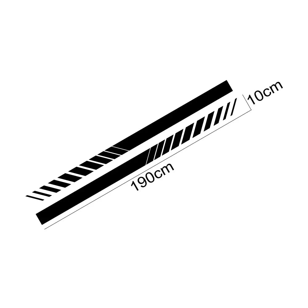 2Pcs Auto Seite Tür Aufkleber Auto Körper Trim Vinyl Film Aufkleber Für Audi BMW E39 E46 E91 Mercedes Benz citroen Acura VW Skoda Renault