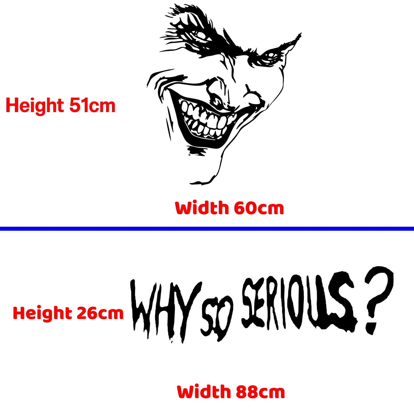 Horror Friends JDM Autoaufkleber, große Musteraufkleber, Außenzubehör, Dekoration, Tür, Autoteile, Stanzen, Vinyl-Aufkleber