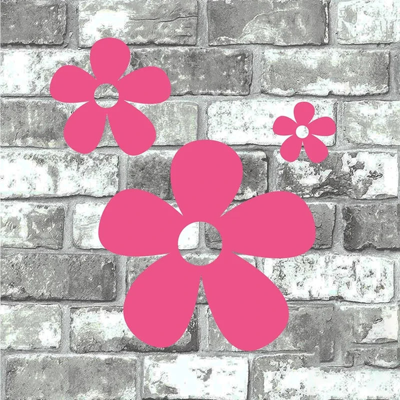 25er-Pack Gänseblümchen-Blumen-Aufkleber, Aufkleber für Fliesen, Auto, Ganzkörper-Styling, atemberaubende Aufkleber, romantisches Vinyl-Zubehör, wasserfeste Teile