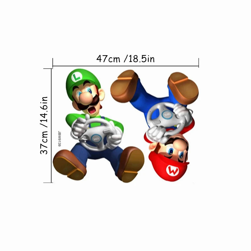 3D Broken Wall Hole Art Gamer Gamepad Vinyl Wandaufkleber für Zuhause Kinderzimmer Junge Schlafzimmer Play Zone Dekoration Videospiel Poster