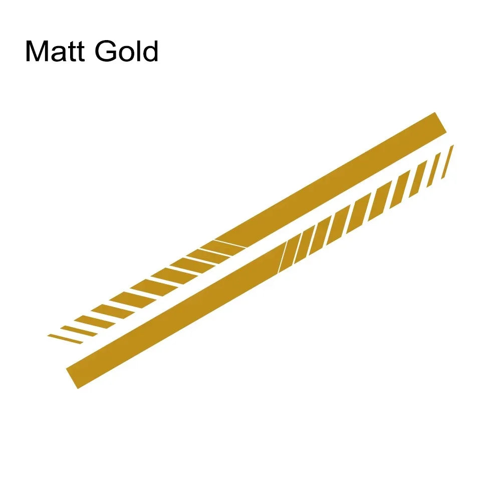 2Pcs Auto Seite Tür Aufkleber Auto Körper Trim Vinyl Film Aufkleber Für Audi BMW E39 E46 E91 Mercedes Benz citroen Acura VW Skoda Renault