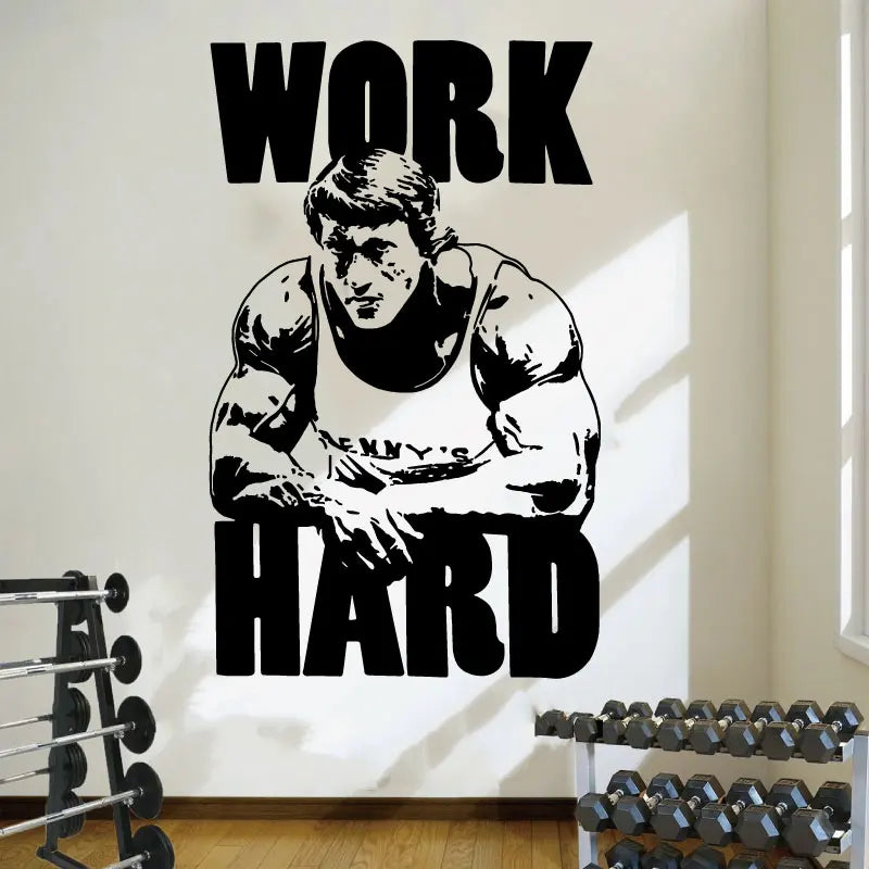 Bodybuilding gym fitness trainer sport muscle vinyl wand aufkleber gym fitness fans zimmer dekoration decals silhouette geschenke S2