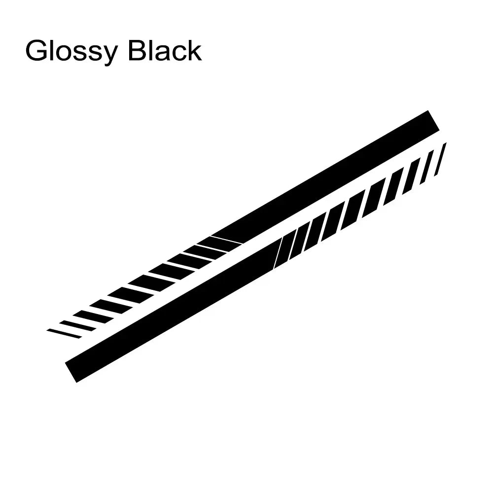 2Pcs Auto Seite Tür Aufkleber Auto Körper Trim Vinyl Film Aufkleber Für Audi BMW E39 E46 E91 Mercedes Benz citroen Acura VW Skoda Renault