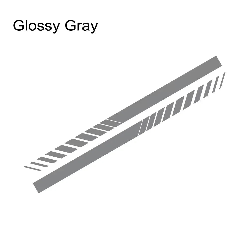 2Pcs Auto Seite Tür Aufkleber Auto Körper Trim Vinyl Film Aufkleber Für Audi BMW E39 E46 E91 Mercedes Benz citroen Acura VW Skoda Renault