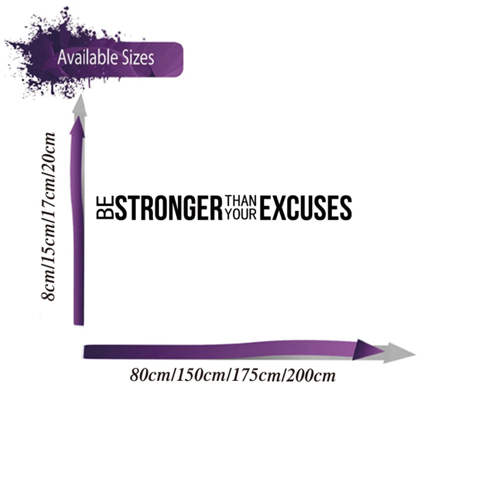 Seien Sie stärker als Ihre Ausreden Fitness studio Wanda uf kleber Aufkleber motivierende inspirierende Zitat Fitness Crossfit Bodybuilding Sport Deko