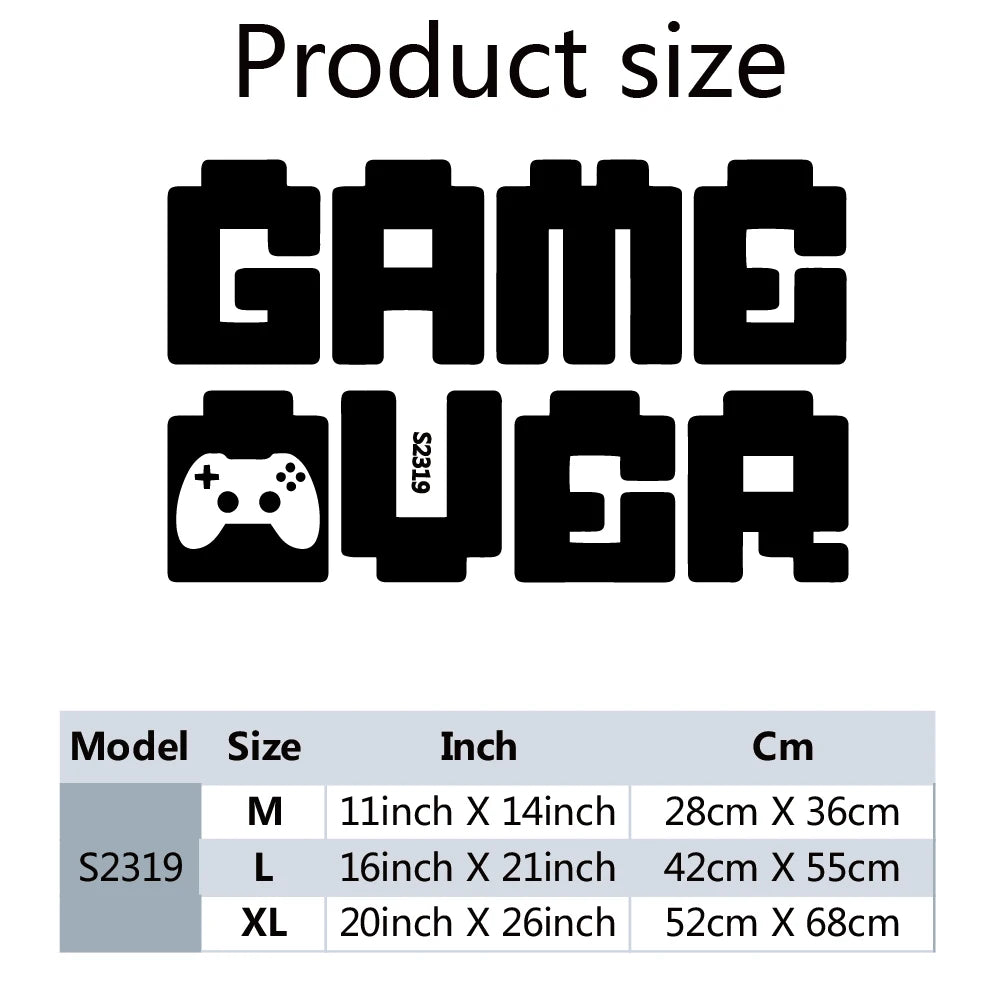 1pc Gamer Wand Kunst Aufkleber Für Kinderzimmer Dekor Spiel Griff Frase Vinyl Aufkleber Für Kinder Schlafzimmer Tür abziehbilder