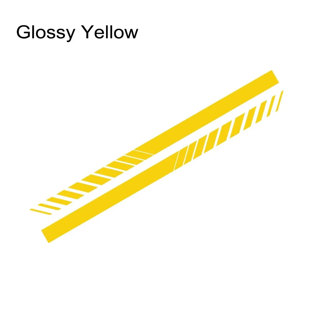 2Pcs Auto Seite Tür Aufkleber Auto Körper Trim Vinyl Film Aufkleber Für Audi BMW E39 E46 E91 Mercedes Benz citroen Acura VW Skoda Renault