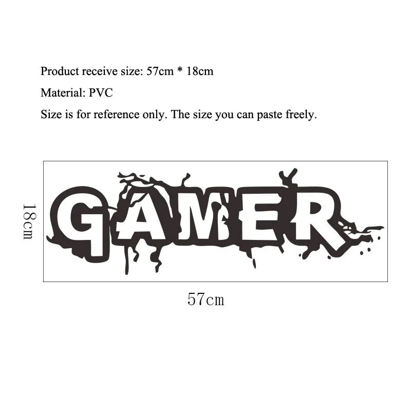 Gamer Riss Muster Wand Aufkleber Wohnzimmer Für Kinderzimmer Schlafzimmer Hintergrund Hause Dekoration Aufkleber Wandbild Aufkleber Tapete