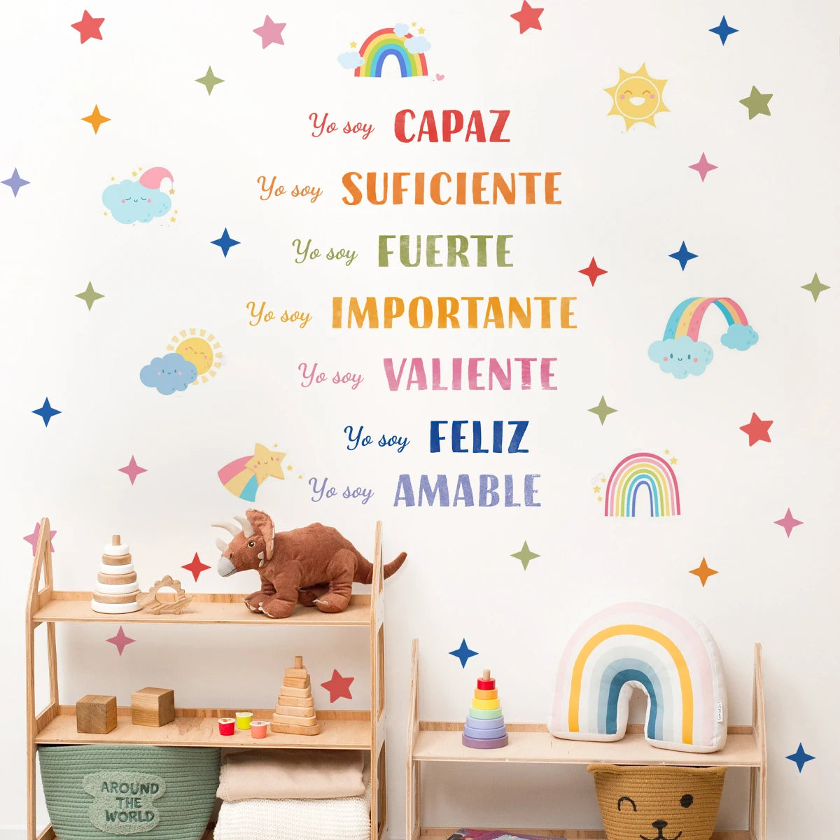 Spanische Dinge zum Erinnern, spanische Therapie, Büro-Dekoration, Wandaufkleber für Kinderzimmer, Schlafzimmer, Kinderzimmer, Heimdekoration, Wandaufkleber
