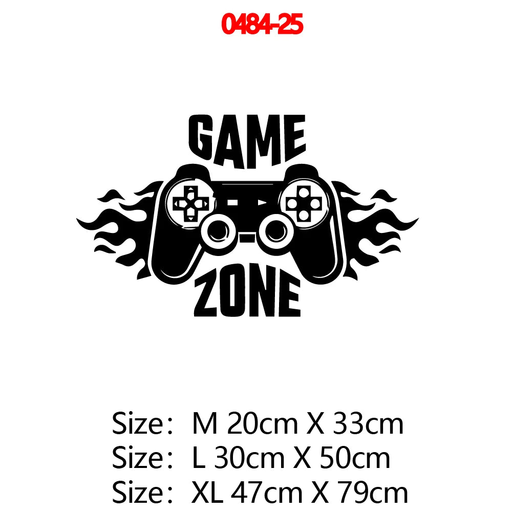 Erstellen Sie Gamer Wandaufkleber Vinyl Wandbild Tapete für Kinder Jungen Zimmer Dekoration Aufkleber Ps4 Gaming Poster Dekor Türaufkleber