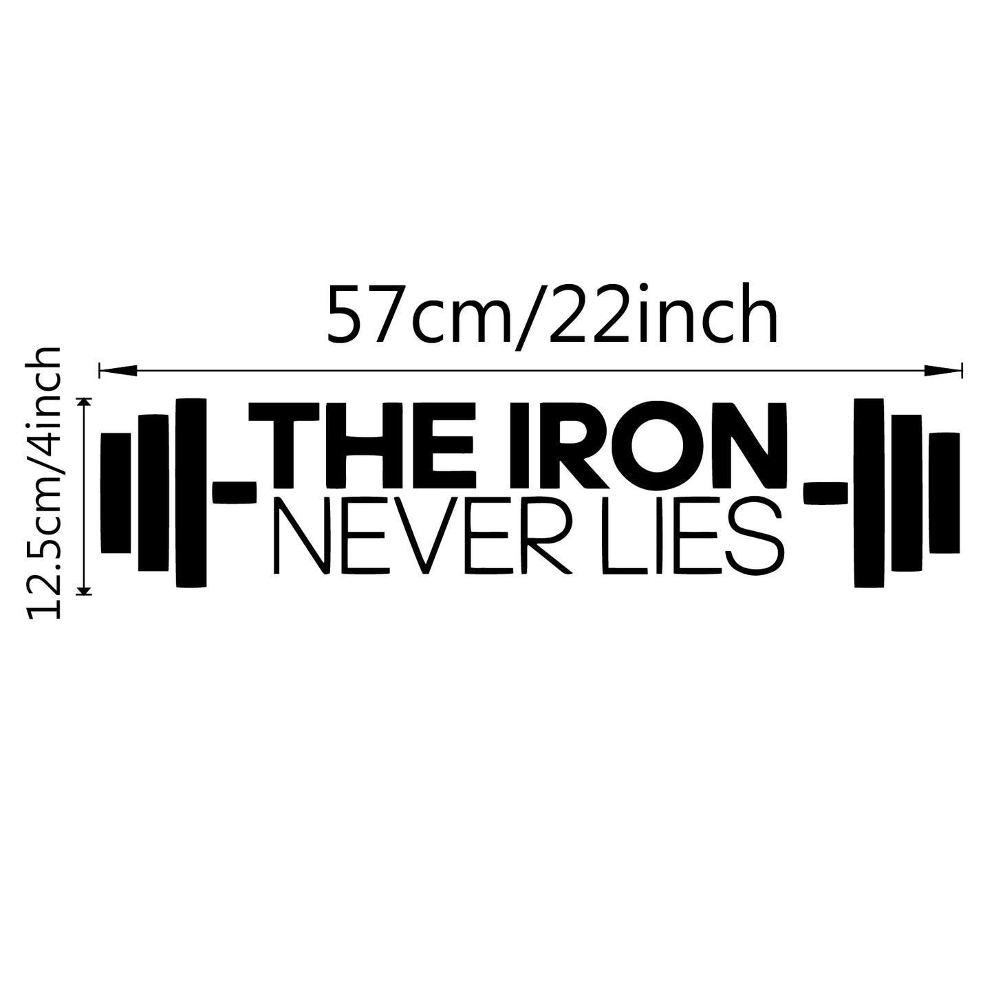 1pc Fitness Aufkleber Gym Dekoration DIY Vinyl selbstklebende Kunst Aufkleber für Fitness Räume Dekor Gym Aufkleber Wandtattoo Tapete