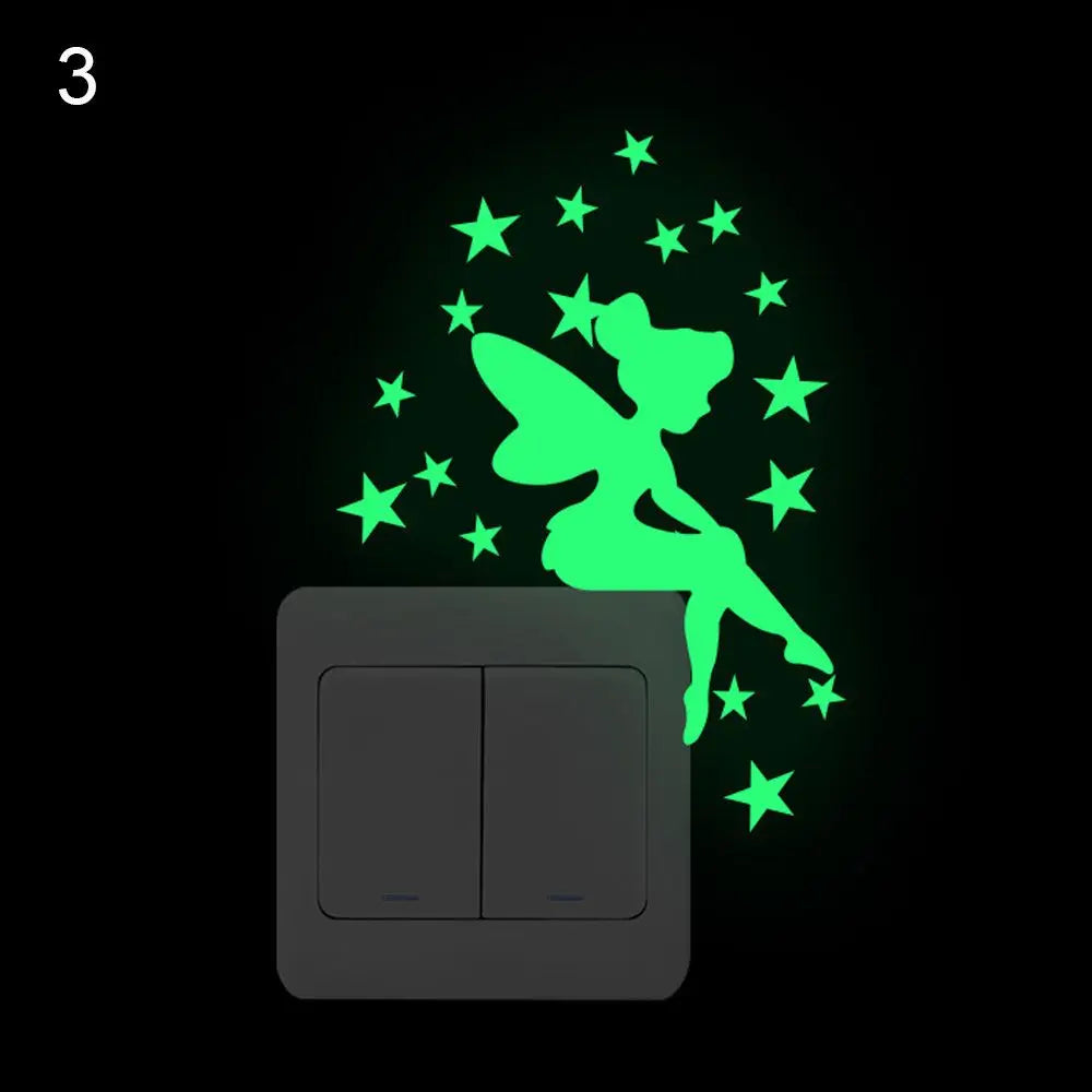 Cosmic Starry Sky Game Handle Gaming Zone Video Home Decor Leuchtender kreativer dekorativer, im Dunkeln leuchtender Wandaufkleber für das Wohnzimmer
