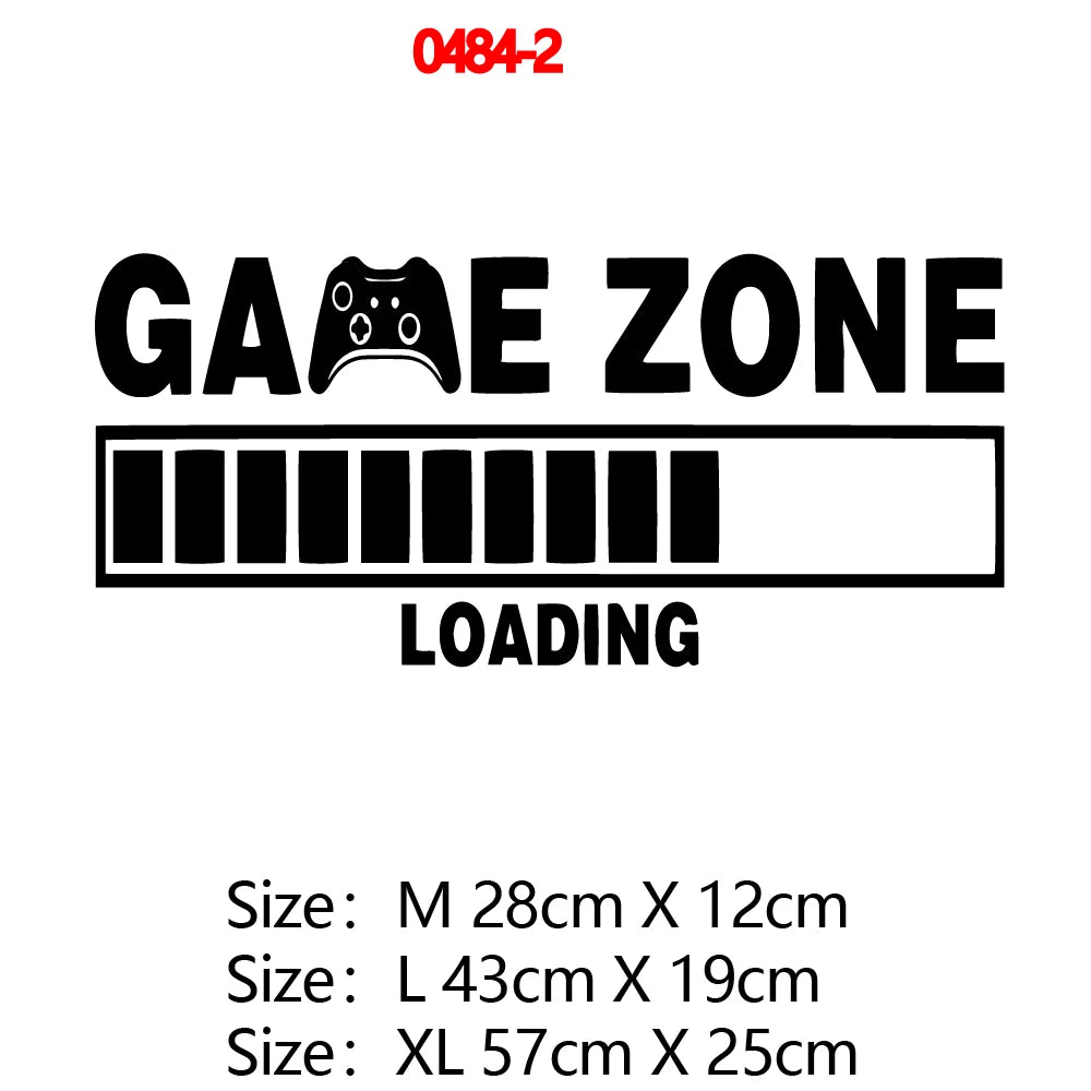 Erstellen Sie Gamer Wandaufkleber Vinyl Wandbild Tapete für Kinder Jungen Zimmer Dekoration Aufkleber Ps4 Gaming Poster Dekor Türaufkleber